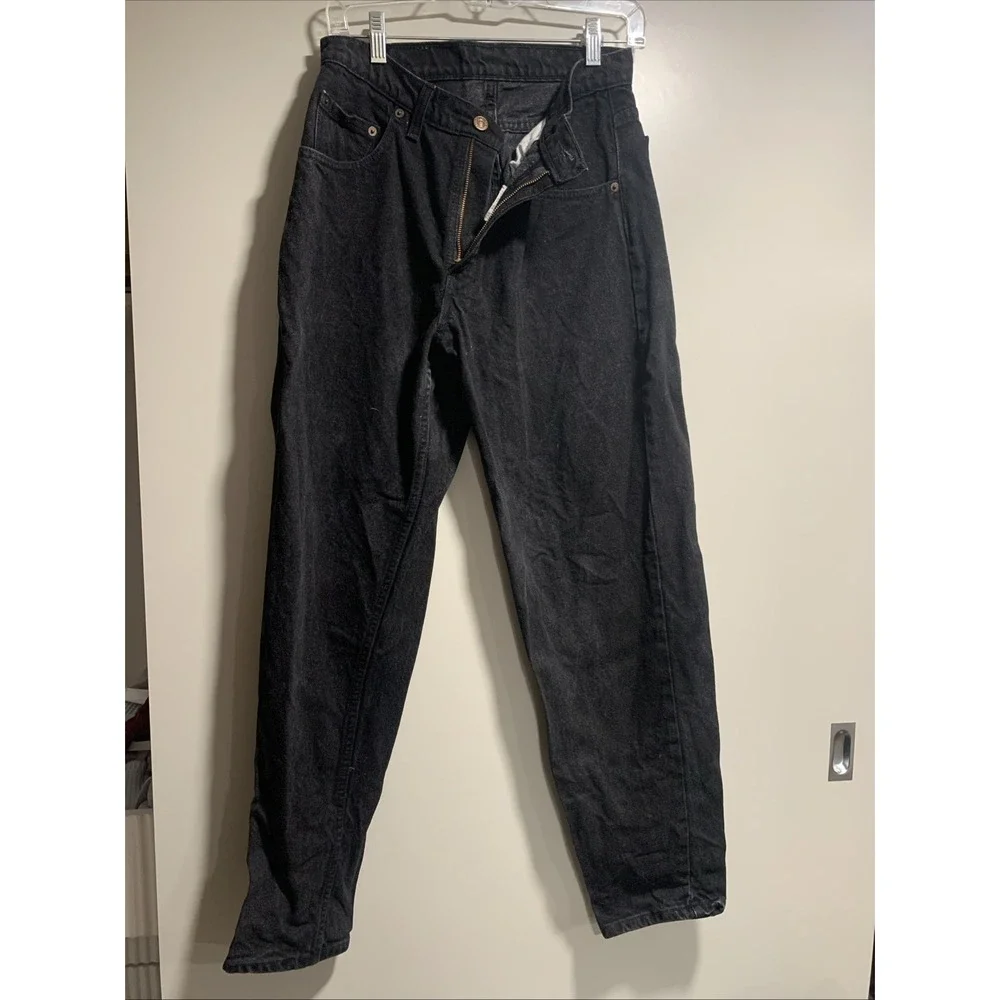Vintage Early 90s - 80s Levi's Black Denim Jeans 560 30x30 Mens Relaxed Jeans